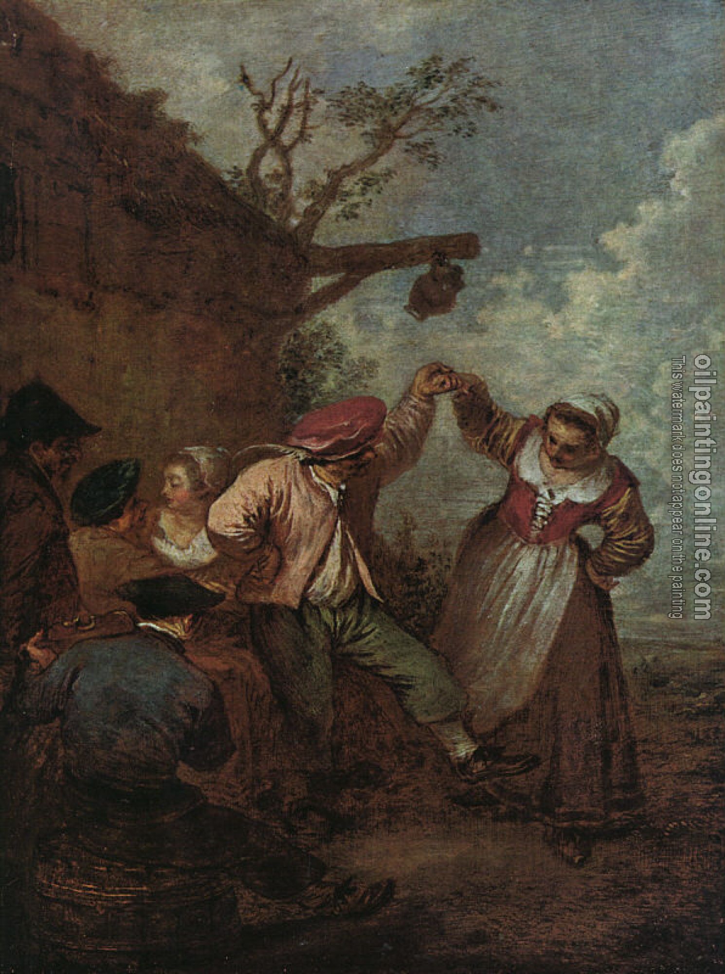 Watteau, Jean-Antoine - Peasant Dance